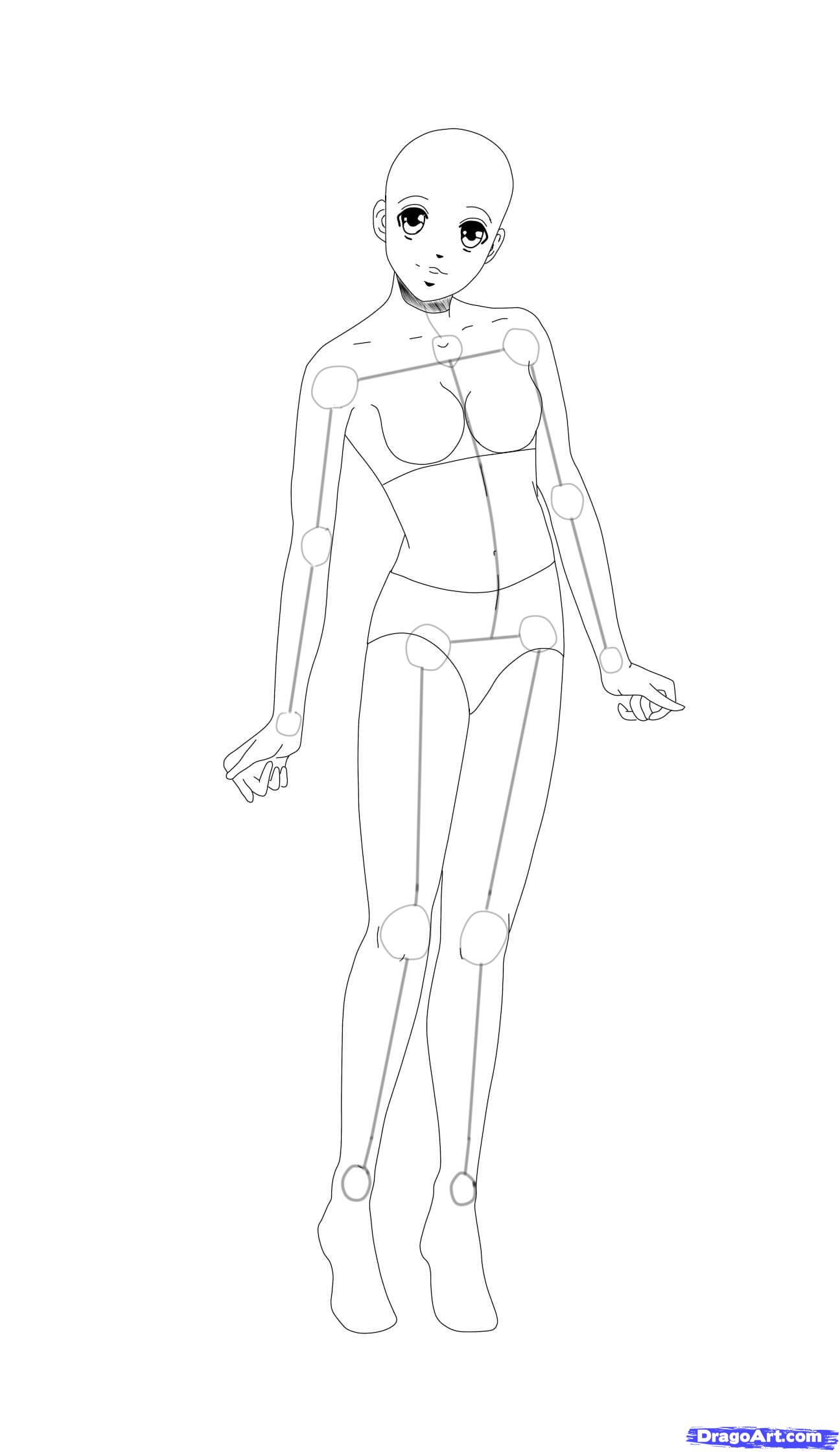 Body Drawings Female Easy F2u Female Full Body Base By Avistella Body