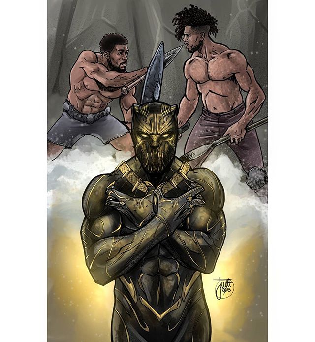 Black Panther Drawing Marvel At Paintingvalley Explore Collection