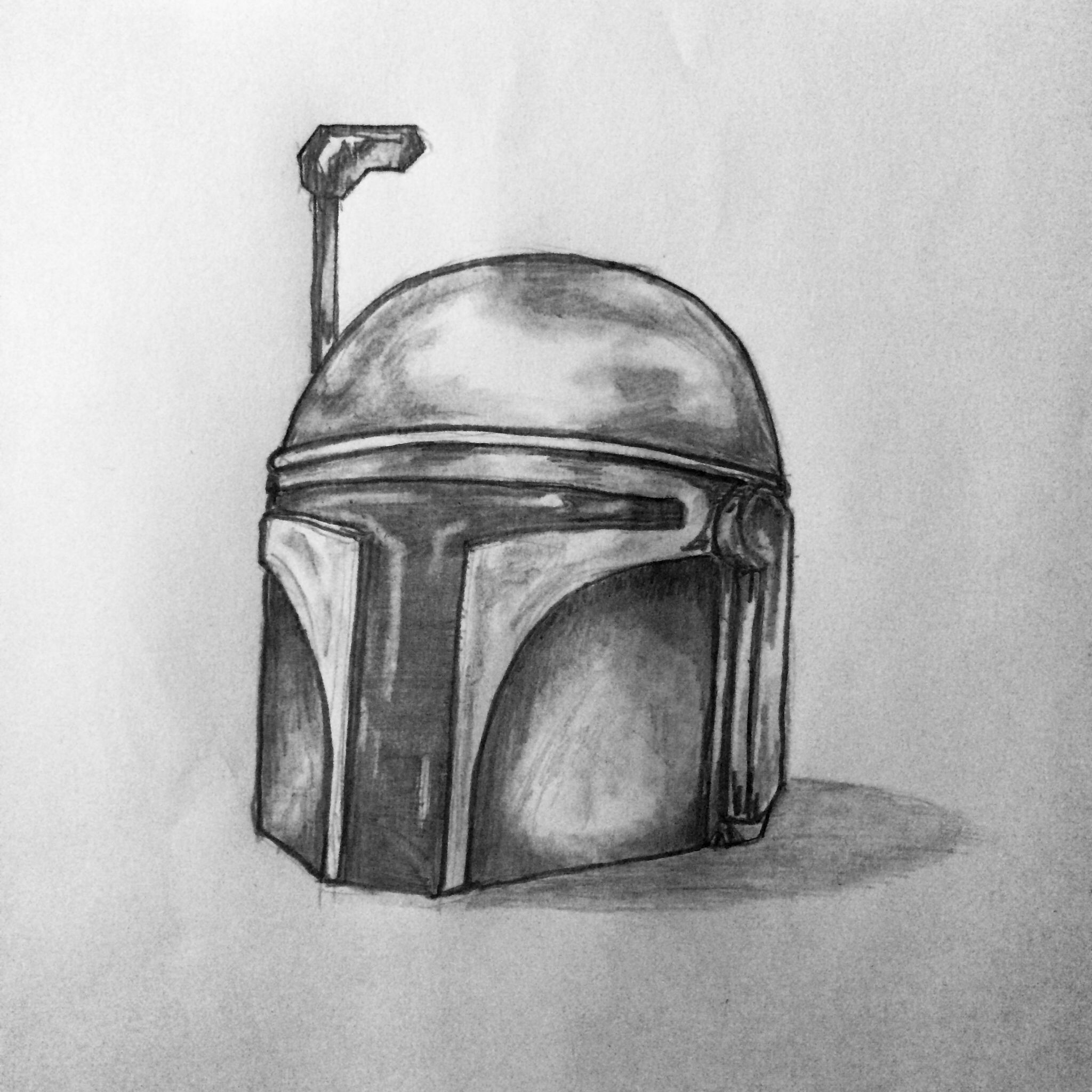 Boba Fett Helmet Drawing At PaintingValley Explore Collection Of