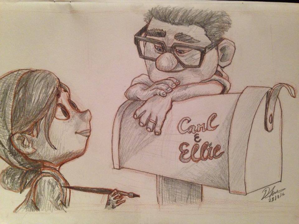 Carl And Ellie Coloring Pages