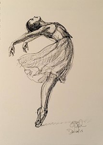 Contemporary Dance Drawing At PaintingValley Explore Collection