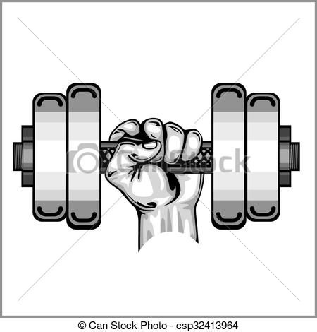 Dumbbell Drawing At PaintingValley Explore Collection Of Dumbbell