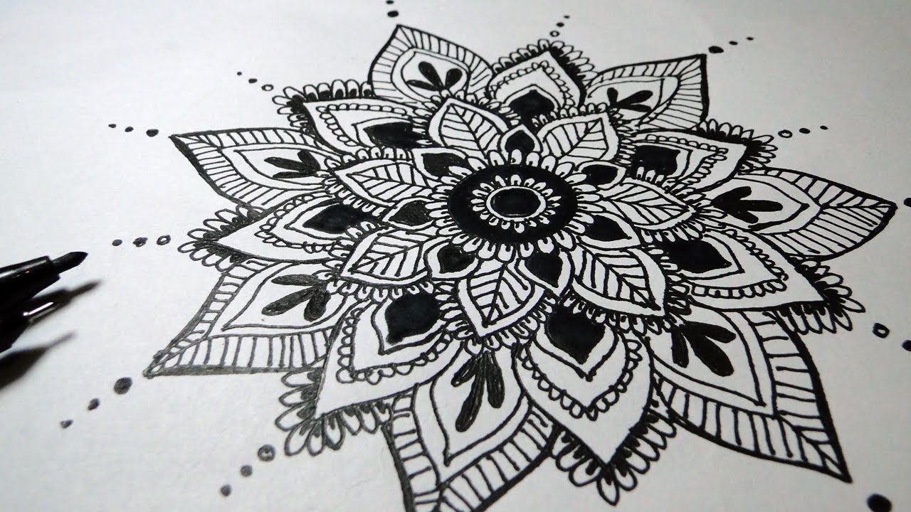 Easy Mandala Drawing At PaintingValley Explore Collection Of Easy