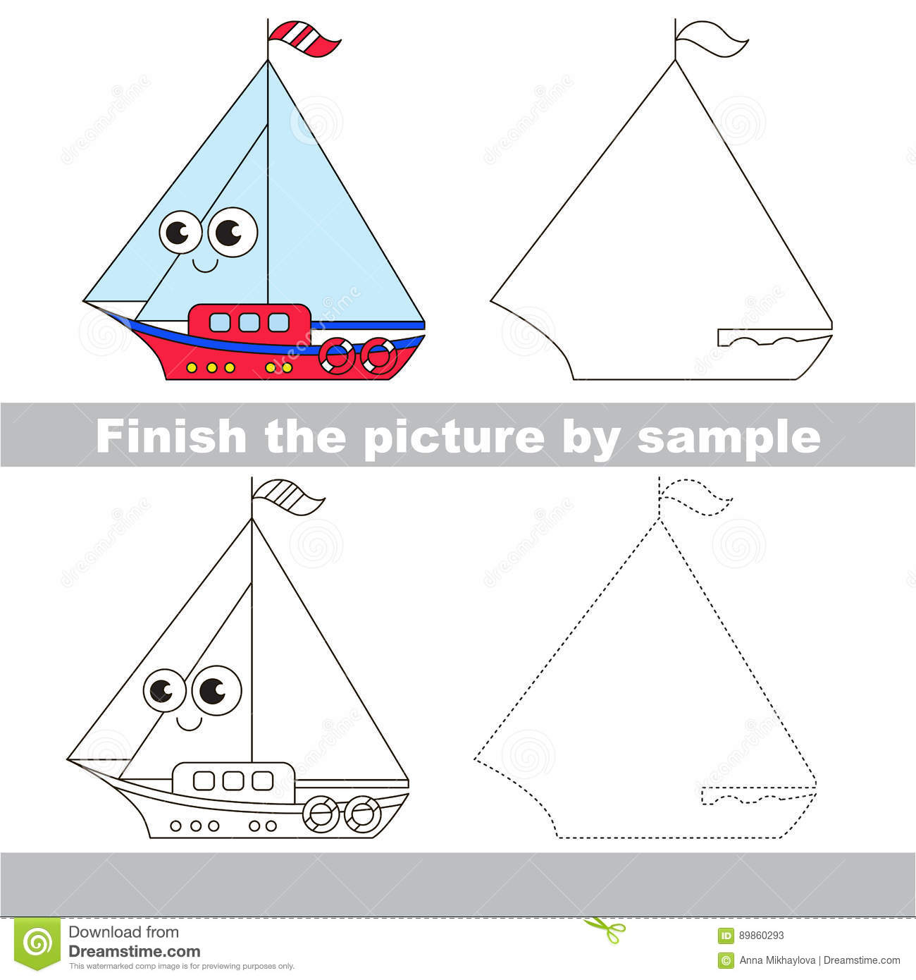 Easy Sailboat Drawing At Paintingvalley Explore Collection Of