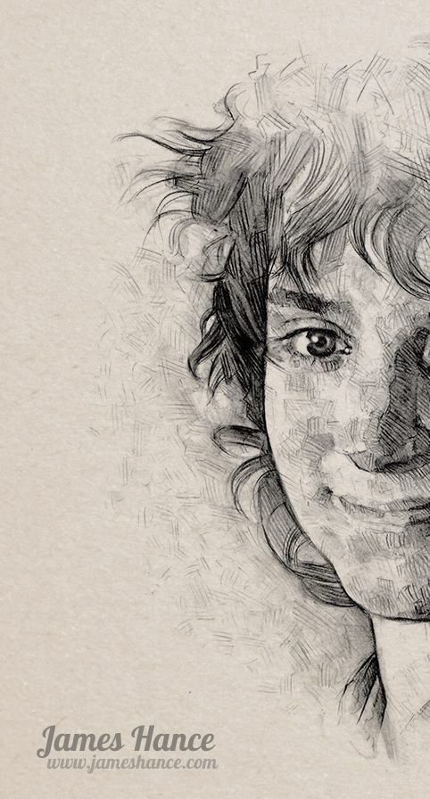 Frodo Drawing At Paintingvalley Explore Collection Of Frodo Drawing