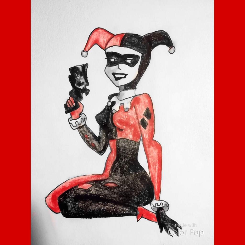 Harley Quinn Anime Drawing At Paintingvalley Explore Collection