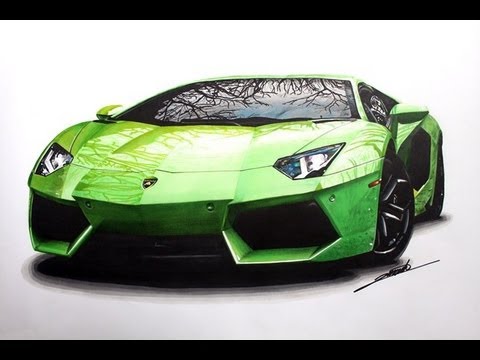 Lamborghini Aventador Drawing At Paintingvalley Explore