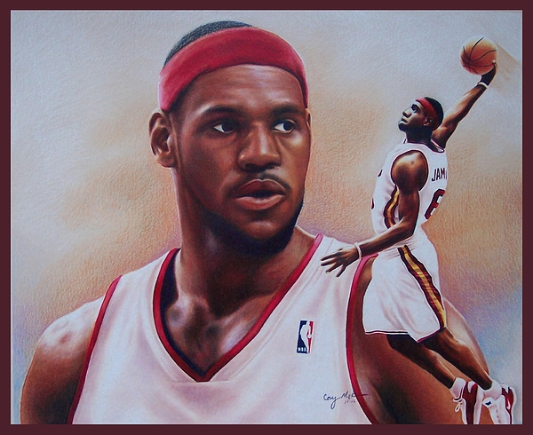 Lebron James Drawing At Paintingvalley Explore Collection Of