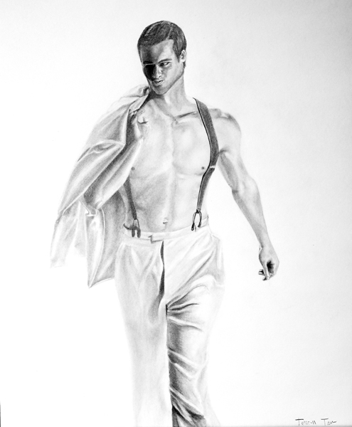 Male Model Drawing At Paintingvalley Explore Collection Of Male