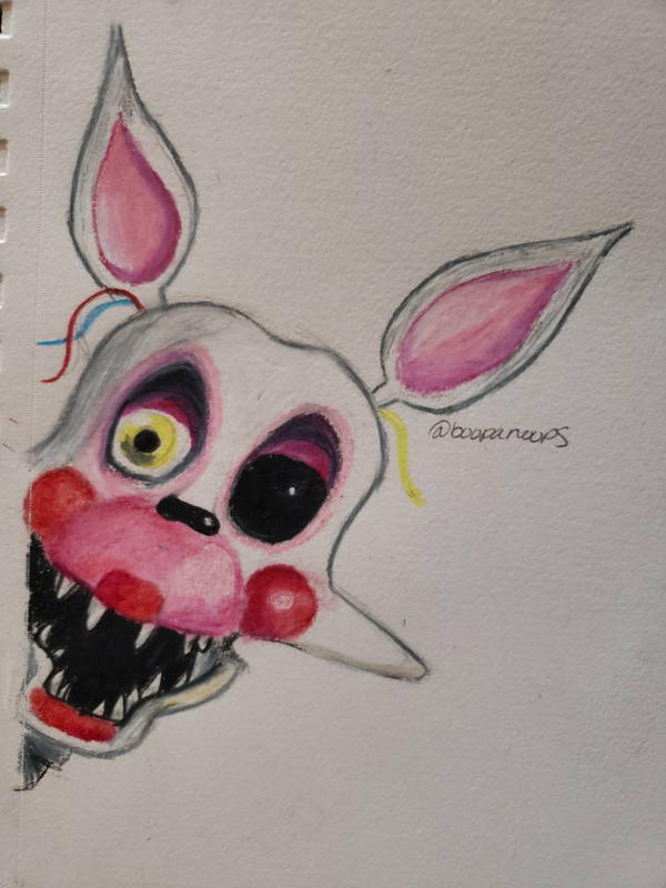 Mangle Fnaf Drawing At Paintingvalley Explore Collection Of The