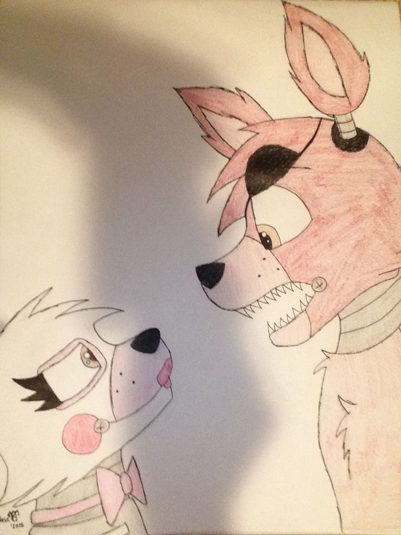 Mangle Fnaf Drawing At Paintingvalley Explore Collection Of