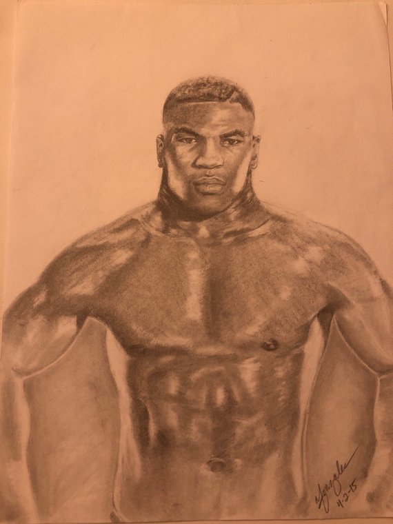 Mike Tyson Drawing At Paintingvalley Explore Collection Of Mike