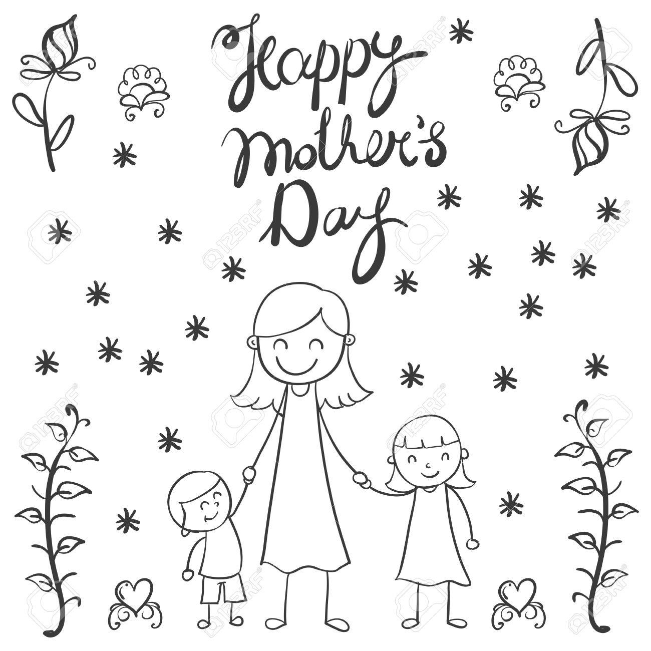 List Pictures Mothers Day Drawings Easy Step By Step Superb