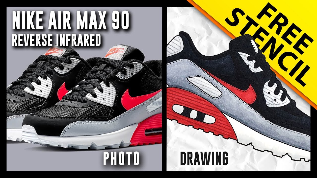 Nike Air Max Drawing At Paintingvalley Explore Collection Of