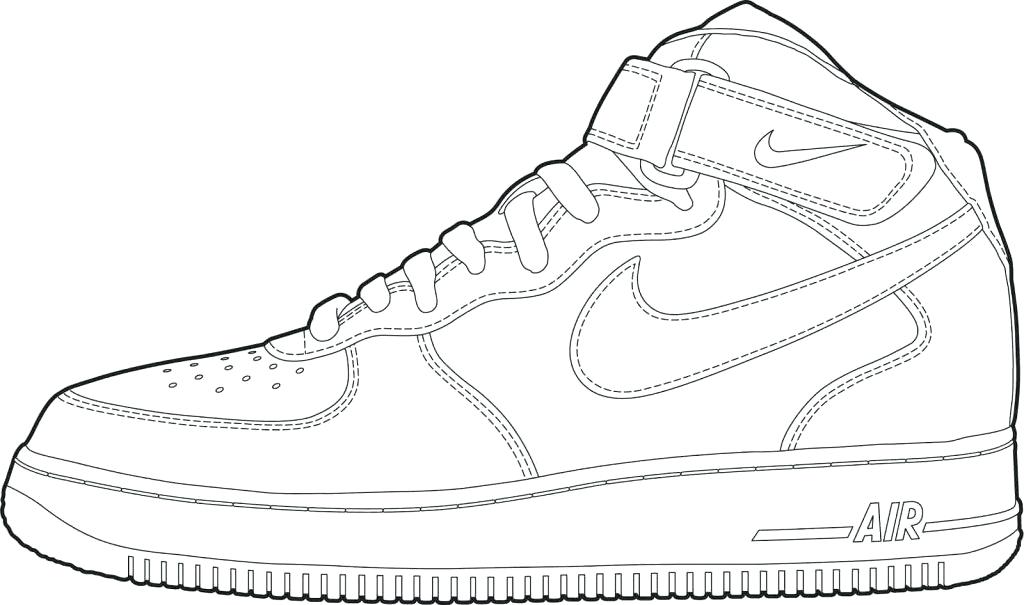 Nike Sneakers Drawing At Paintingvalley Explore Collection Of