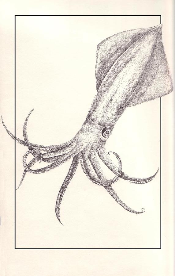 Octopus Ink Drawing At PaintingValley Explore Collection Of