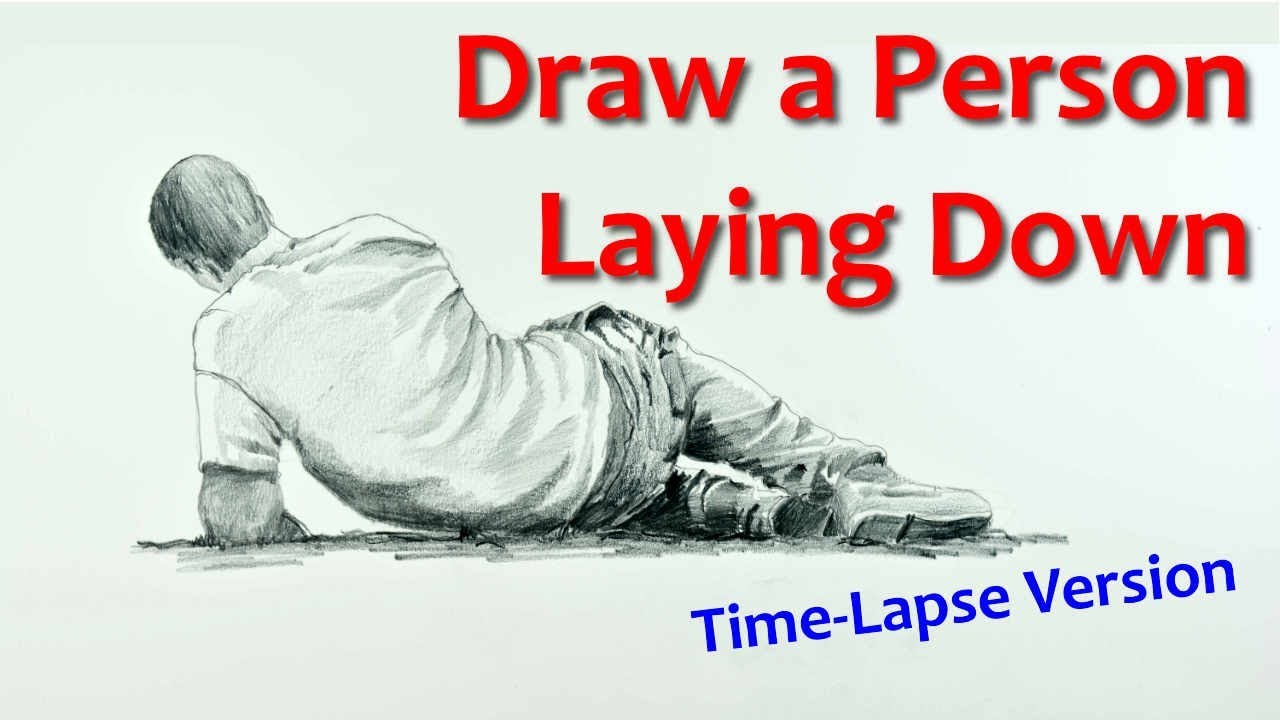 Person Lying Down Drawing At Paintingvalley Explore Collection Of