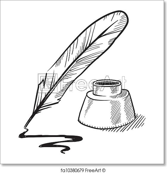 Quill And Ink Drawing At Paintingvalley Explore Collection Of