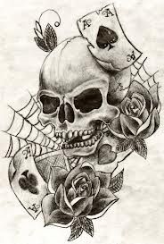 Skull Sleeve Drawings At Paintingvalley Explore Collection Of