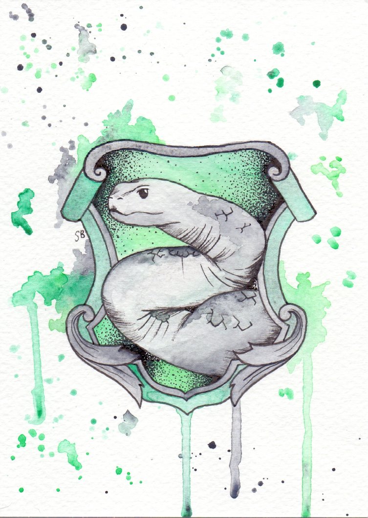 Slytherin Crest Drawing At PaintingValley Explore Collection Of