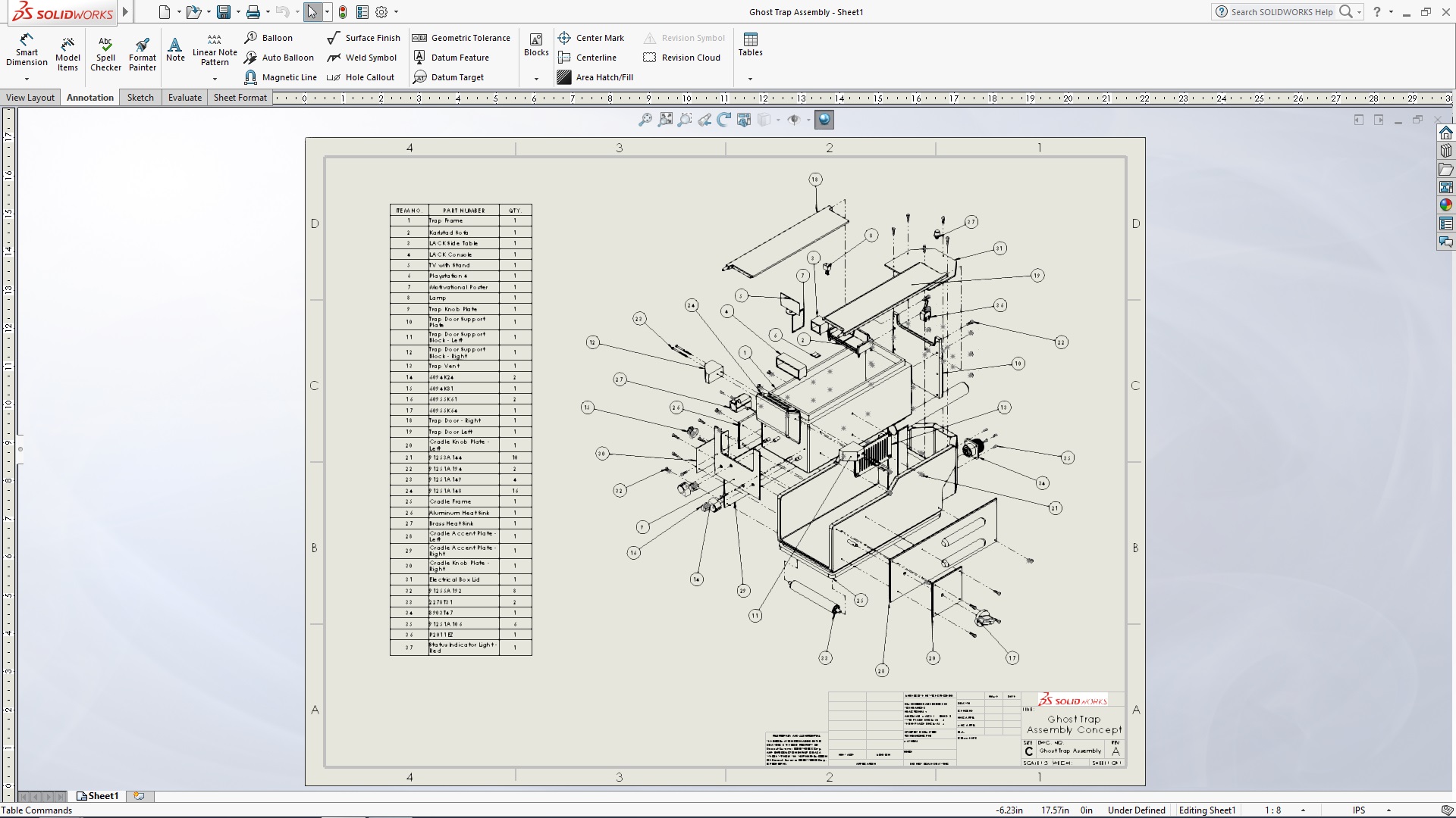 Solidworks Drawing Tutorial At Paintingvalley Explore Collection