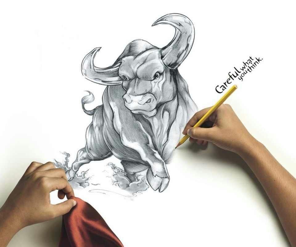 Taurus Bull Drawing At PaintingValley Explore Collection Of