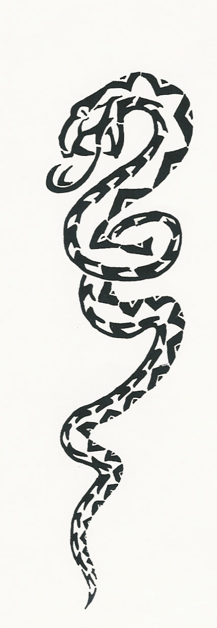 Tribal Snake Drawing At PaintingValley Explore Collection Of