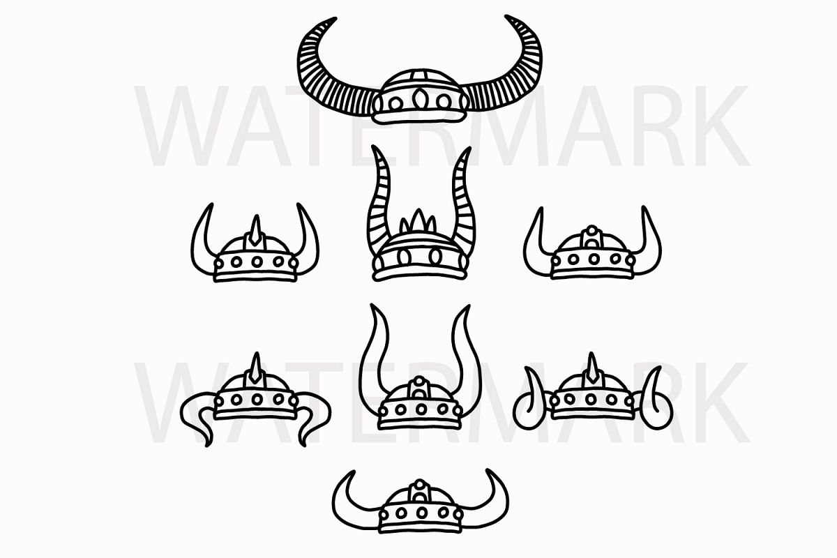 Viking Helmet Drawing At PaintingValley Explore Collection Of