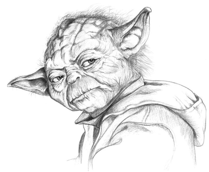 Yoda Drawing At Paintingvalley Explore Collection Of Yoda Drawing