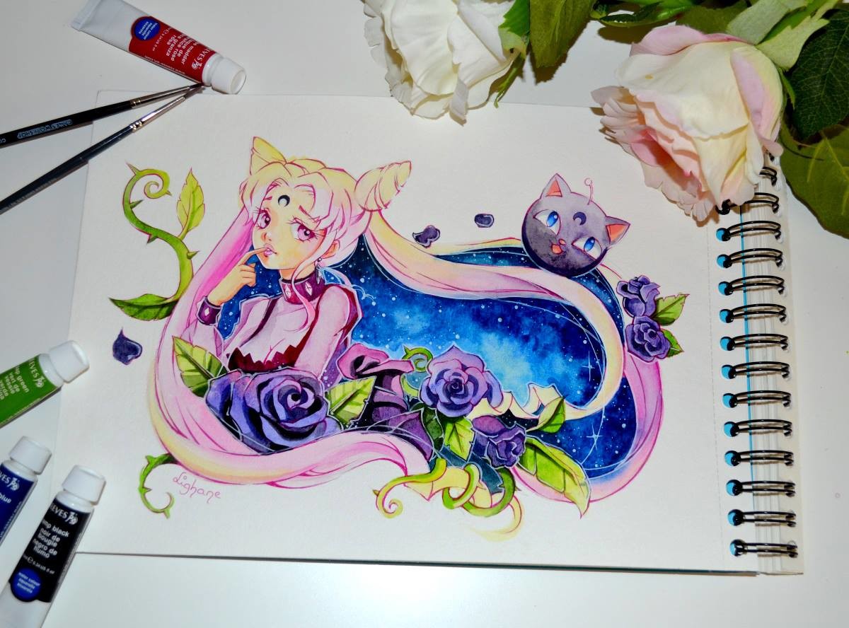 Sailor Moon Watercolor At PaintingValley Explore Collection Of