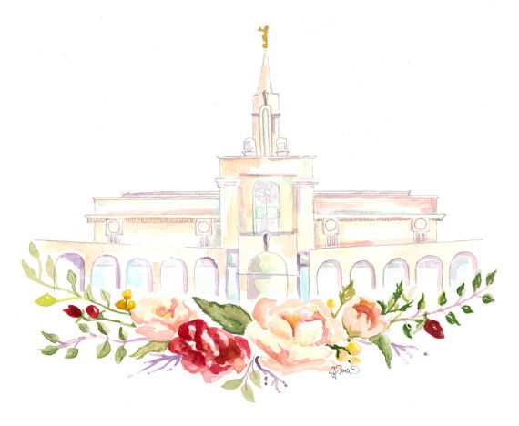 Salt Lake Temple Watercolor At PaintingValley Explore Collection