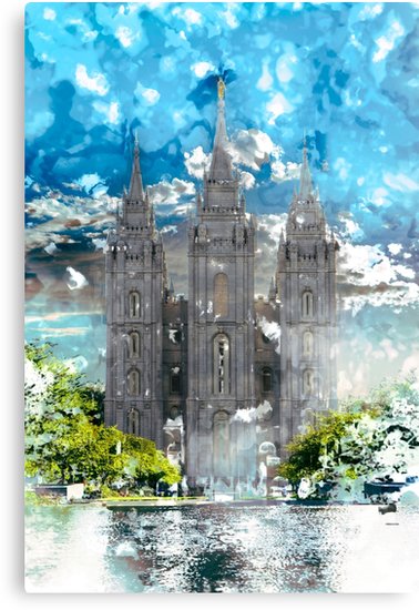 Salt Lake Temple Watercolor At Paintingvalley Explore Collection