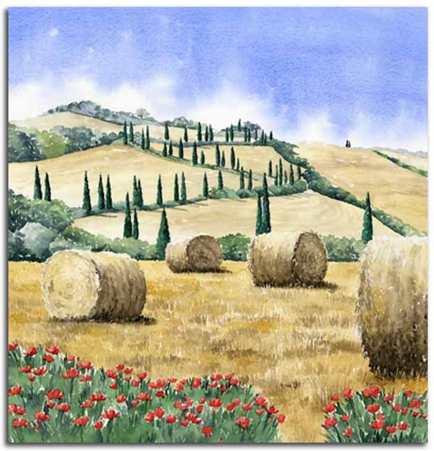 Tuscany Watercolor At Paintingvalley Explore Collection Of