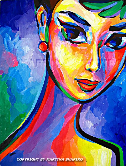 Abstract Face Painting On Canvas At Paintingvalley Explore