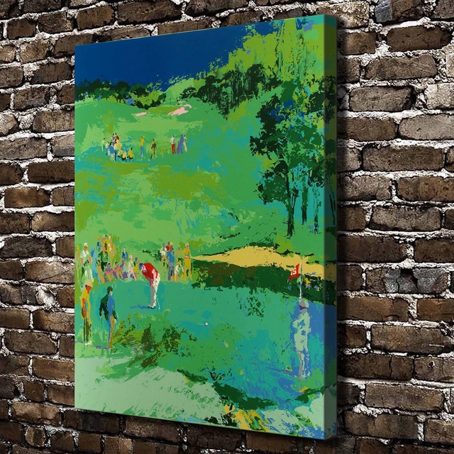 Abstract Golf Painting At Paintingvalley Explore Collection Of