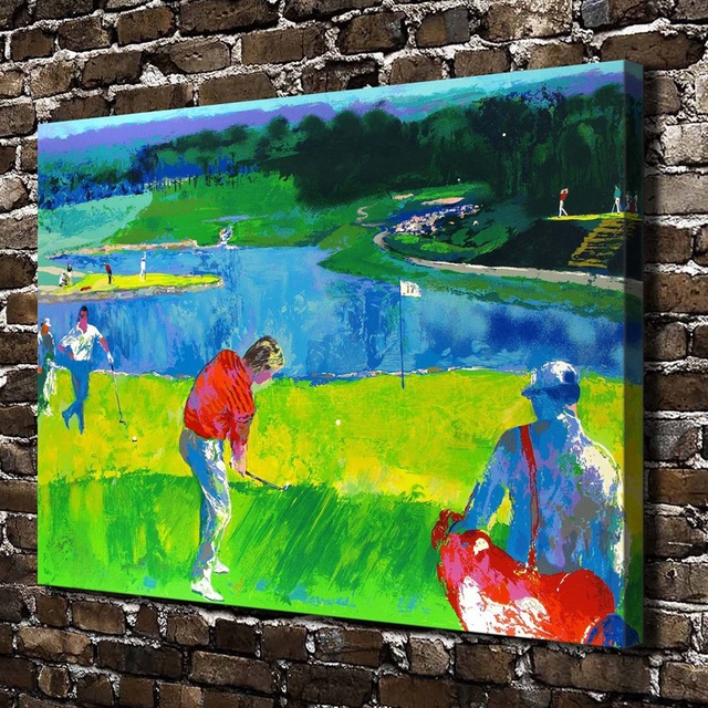 Abstract Golf Painting At Paintingvalley Explore Collection Of