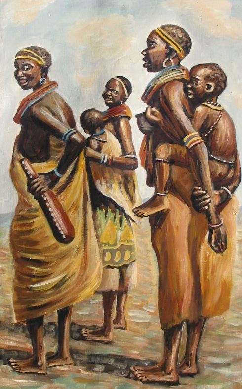 African Woman Painting Art At PaintingValley Explore Collection