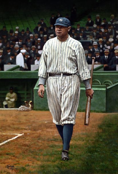 Babe Ruth Painting At PaintingValley Explore Collection Of Babe