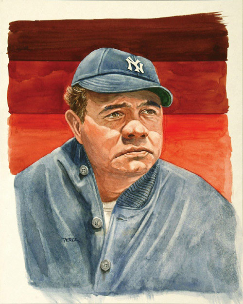 Babe Ruth Painting At PaintingValley Explore Collection Of Babe