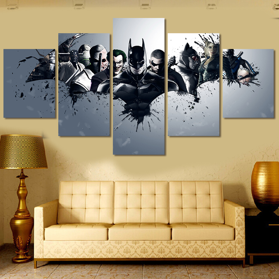 Batman Canvas Painting At Paintingvalley Explore Collection Of