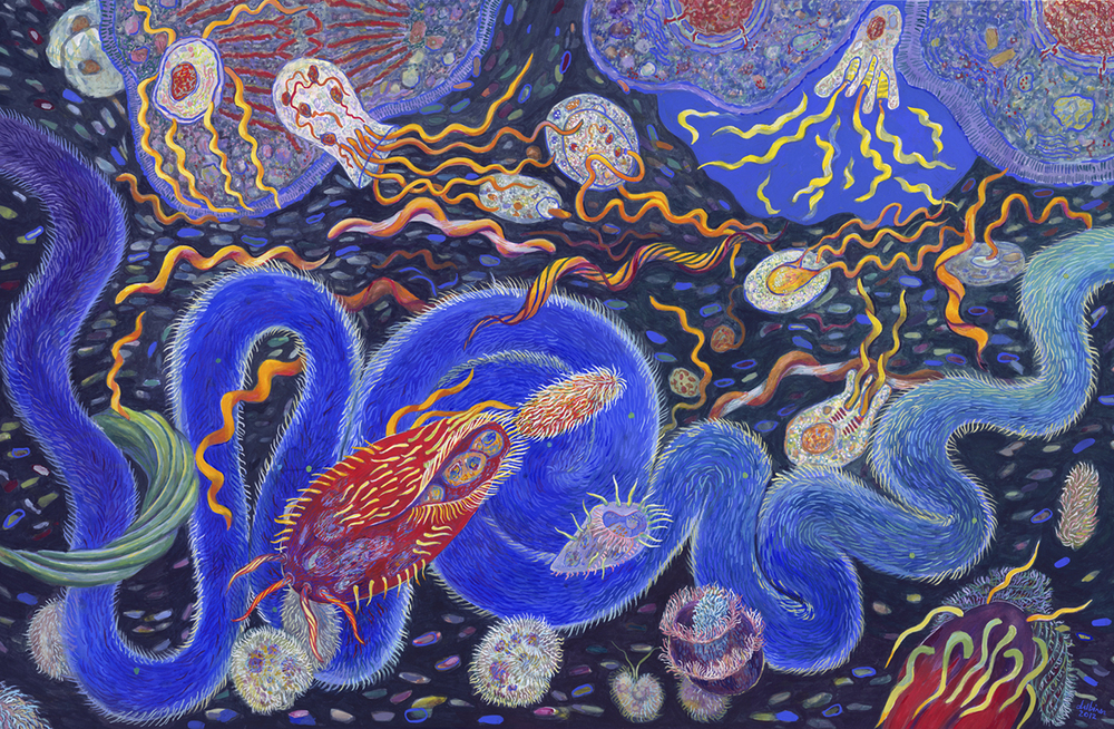 Biology Painting At Paintingvalley Explore Collection Of Biology