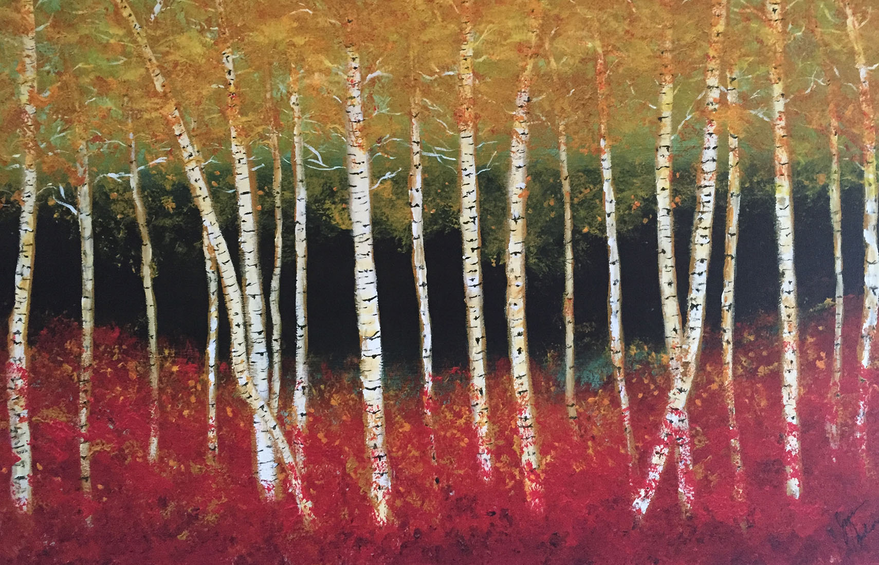 Birch Oil Painting At PaintingValley Explore Collection Of Birch