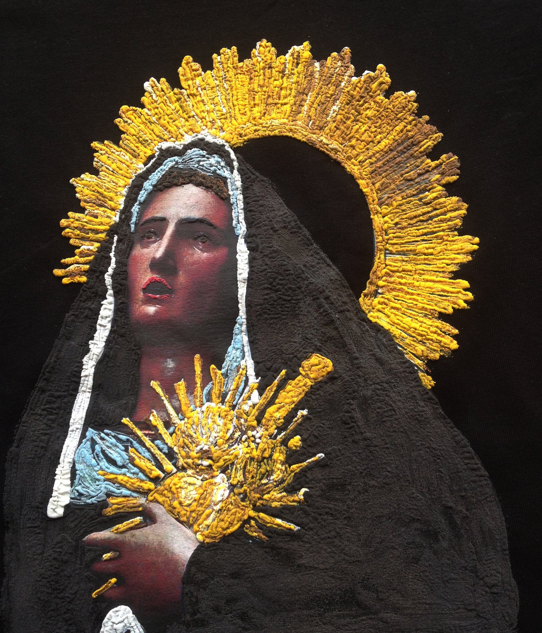 Black Madonna Painting At Paintingvalley Explore Collection Of