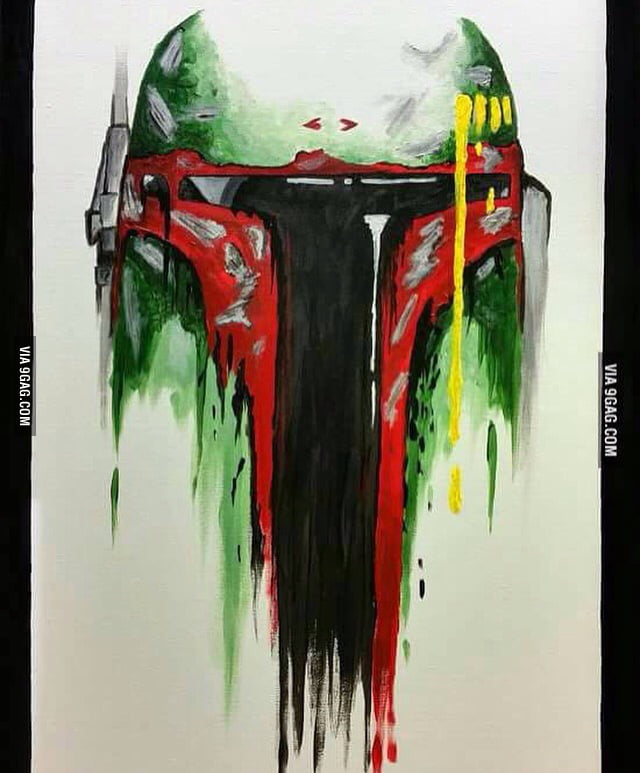 Boba Fett Painting At Paintingvalley Explore Collection Of Boba