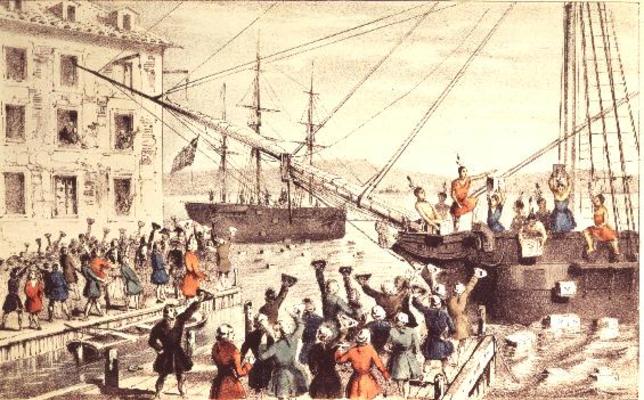 Boston Tea Party Painting At Paintingvalley Explore Collection Of