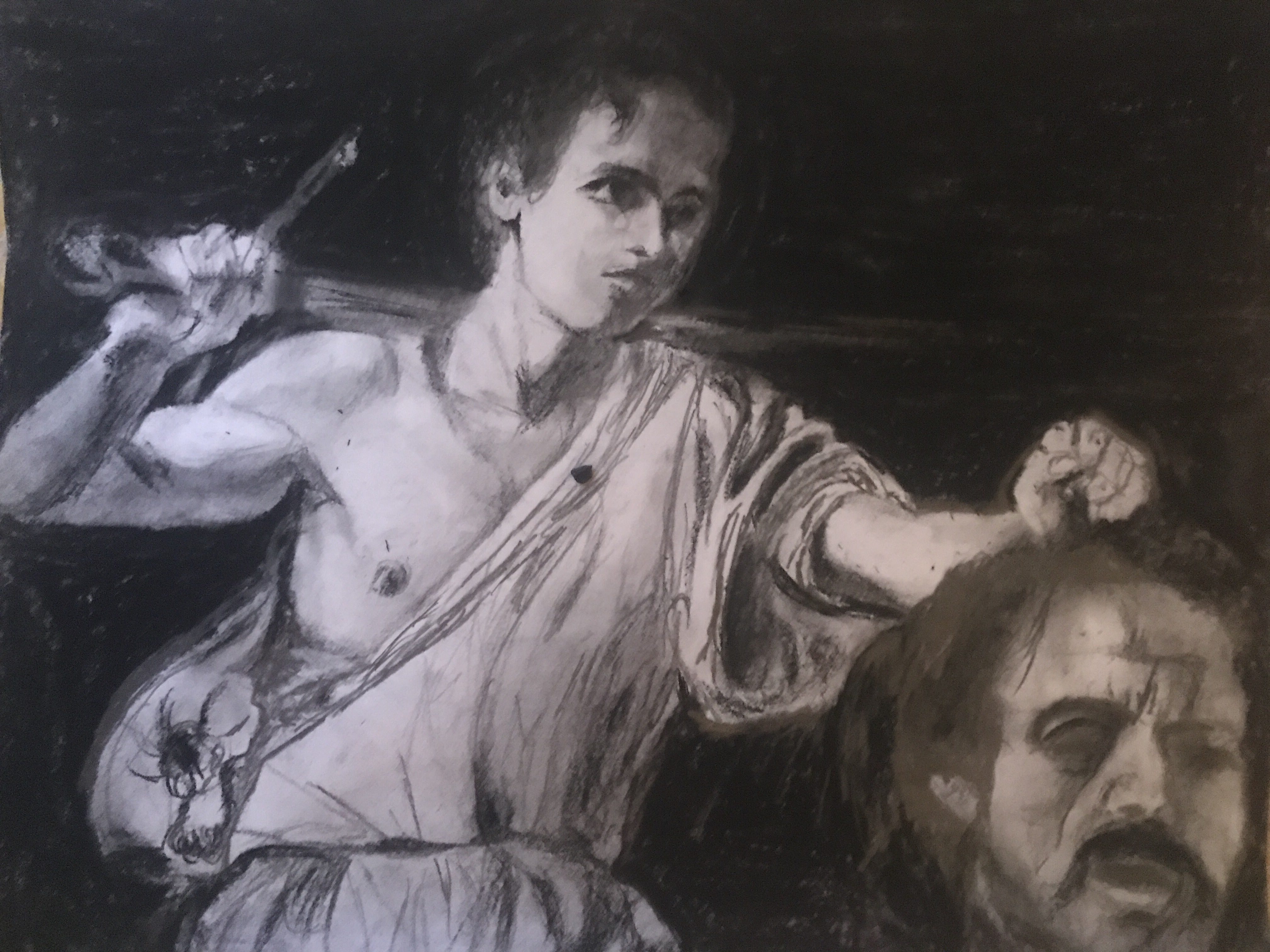 David And Goliath Painting Caravaggio At Paintingvalley Explore