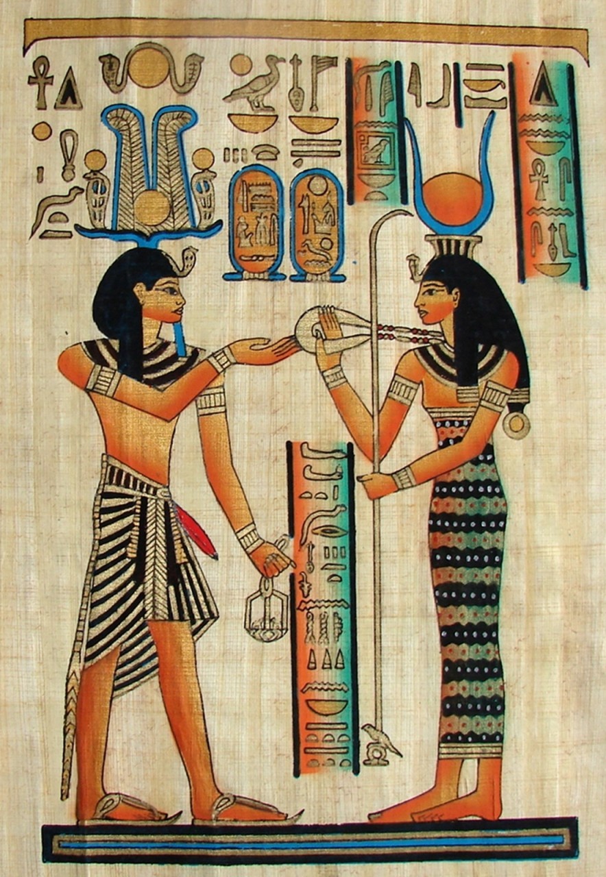 Egyptian Papyrus Painting At PaintingValley Explore Collection Of