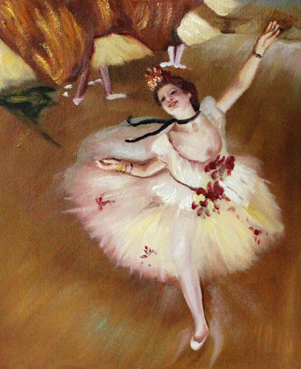 Famous Ballerina Painting Degas At Paintingvalley Explore