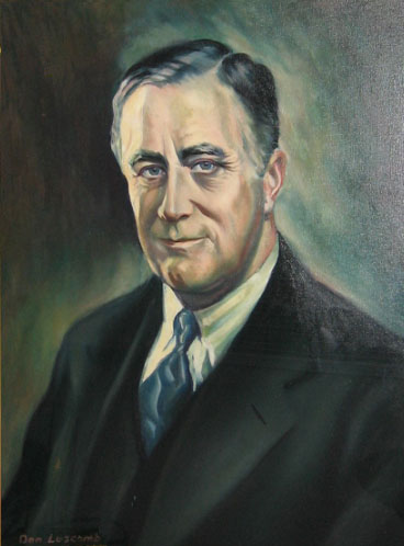 Franklin D Roosevelt Painting At PaintingValley Explore