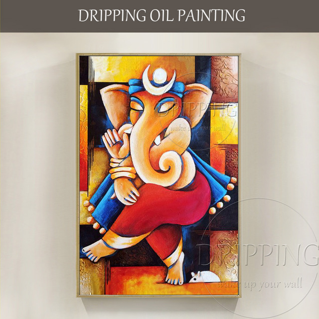 Ganesh Oil Painting At PaintingValley Explore Collection Of